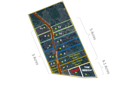 Lot Layout (phase 2 - 3 lots) WHITE